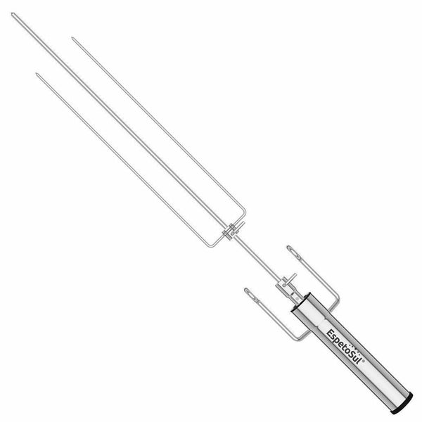 Triple Premium Powered BBQ Rotisserie Kit